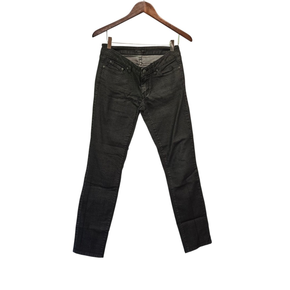 PRANA Jeans Straight Leg Black Denim Jeans 4/27‎